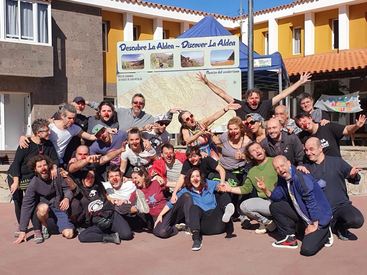 La Hoyilla Hostel - La Aldea San Nicolás Buitenkant foto