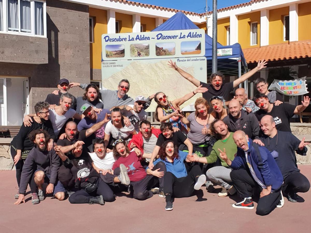 La Hoyilla Hostel - La Aldea San Nicolás Buitenkant foto